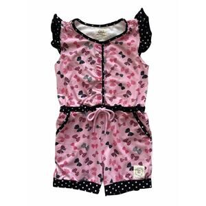 Olive Mae Pretty Little Bows Romper Size 7/8